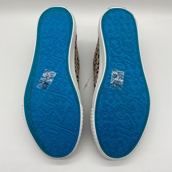 Blowfish Malibu Women’s Latte Leopard Spots Cotton Canvas Slip On Sneaker - Picture 8 of 13